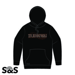 Te Korowai Tamariki Hoodie - Black