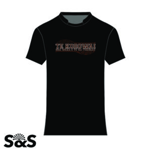 Te Korowai Tamariki  Tee - Black