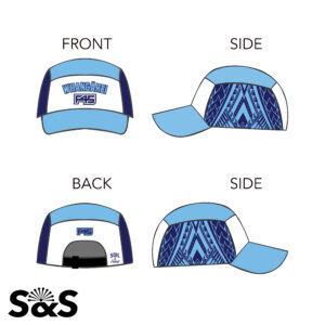 F45 5 Panel Hat - Blue
