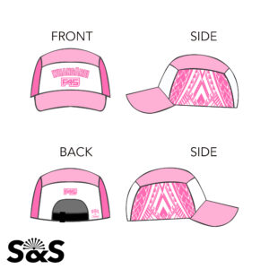 F45 5 Panel Hat - Pink